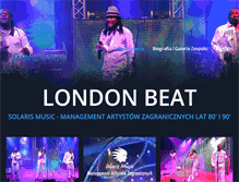 Tablet Screenshot of londonbeat.pl